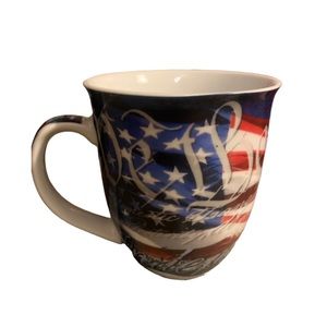 America! We the People Constitution American flag mug.